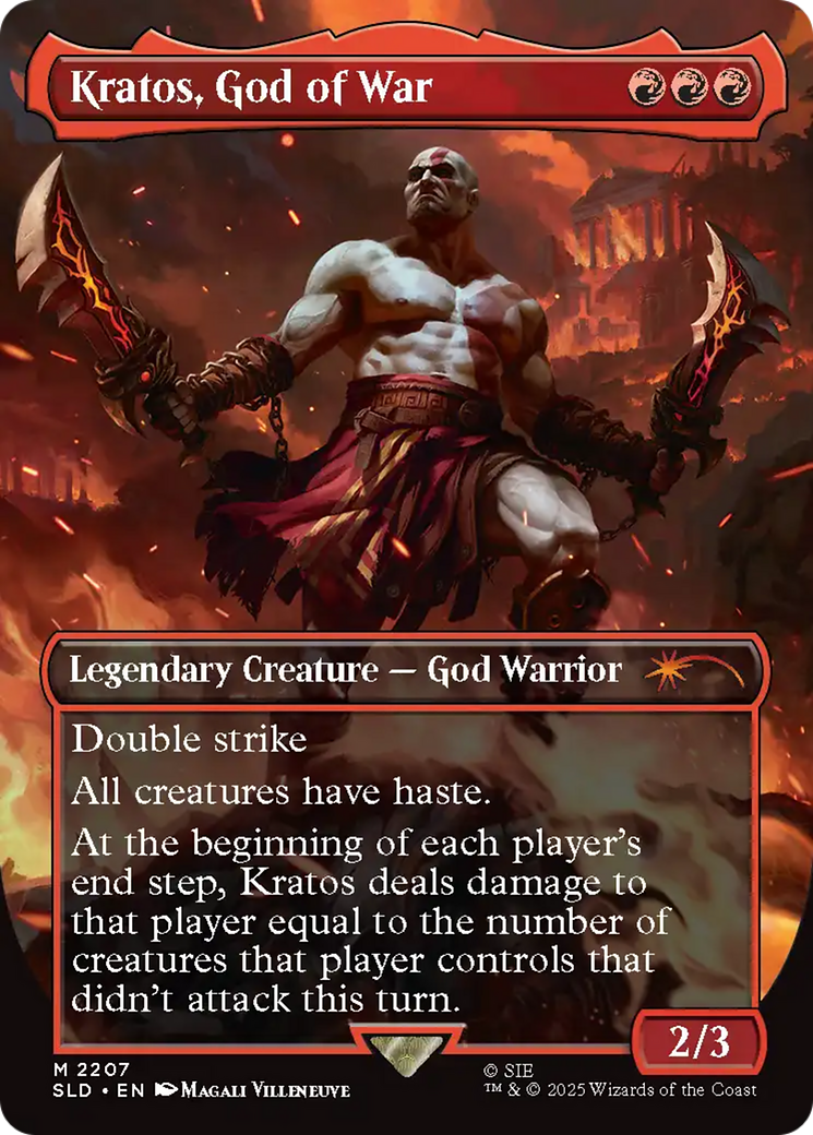Kratos, God of War - Borderless - Full Art [SLD-2207]