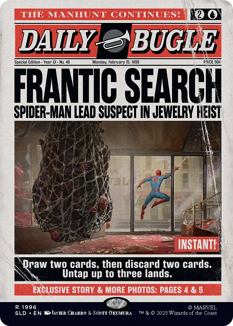 Frantic Search - Borderless - Full Art [SLD-1996]