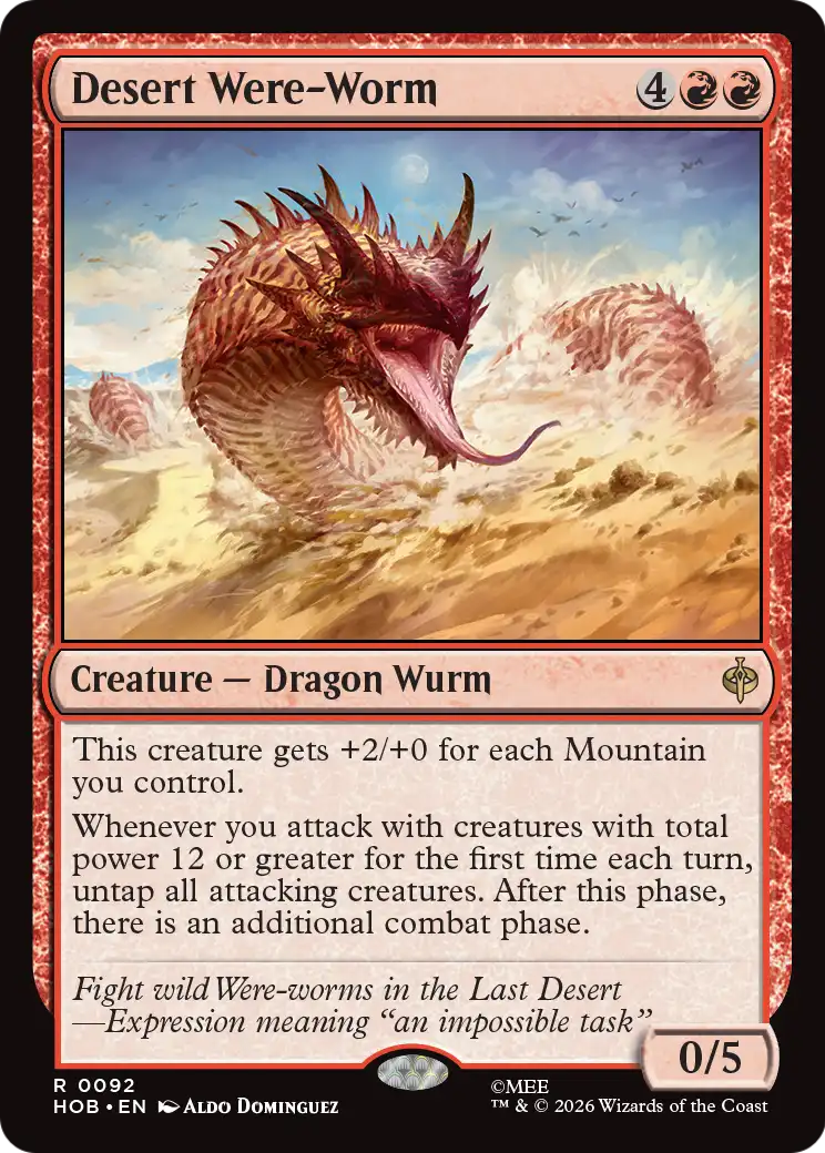 Desert Were-Worm [HOB-92]