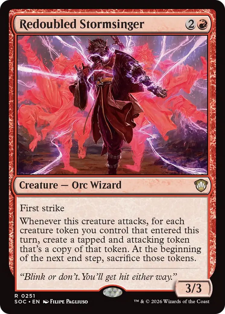 Redoubled Stormsinger [SOC-251]