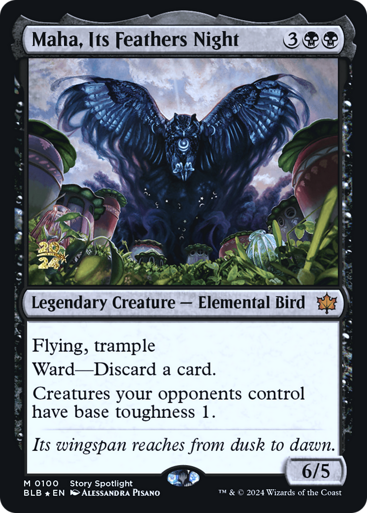 Maha, Its Feathers Night - Prerelease Promo [PBLB-100s]