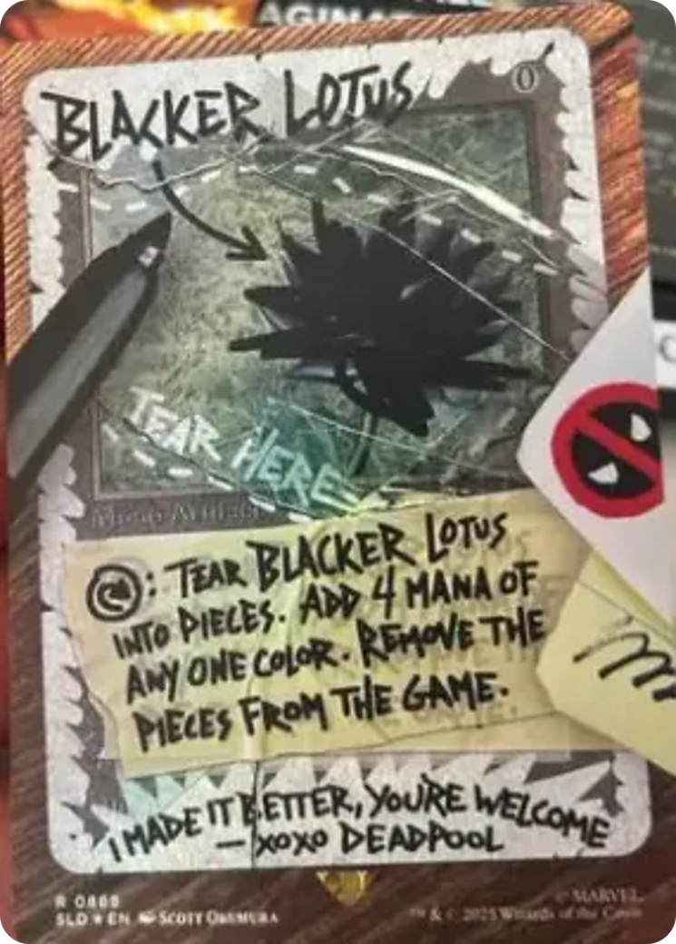 Blacker Lotus - Borderless - Full Art [SLD-869]