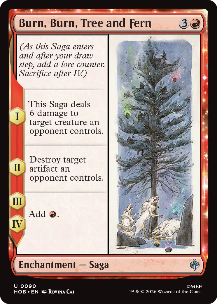 Burn, Burn, Tree and Fern [HOB-90]