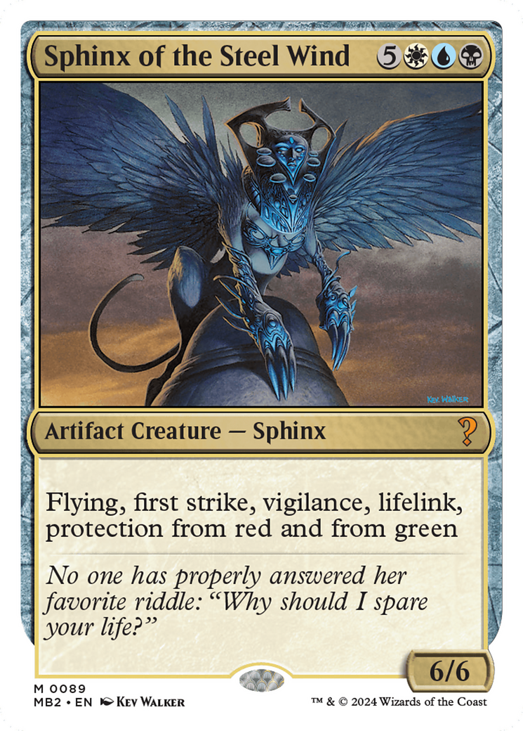 Sphinx of the Steel Wind [MB2-89]
