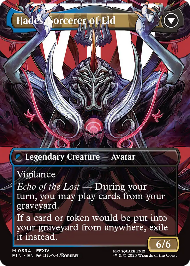 Emet-Selch, Unsundered // Hades, Sorcerer of Eld - Borderless - Full Art [FIN-394]