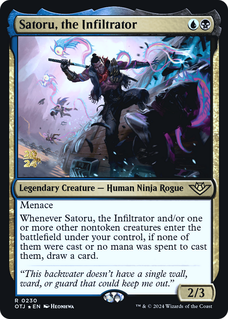 Satoru, the Infiltrator - Prerelease Promo [POTJ-230s]