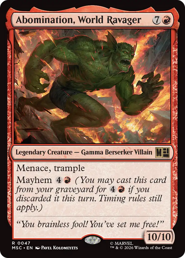 Abomination, World Ravager [MSC-47]