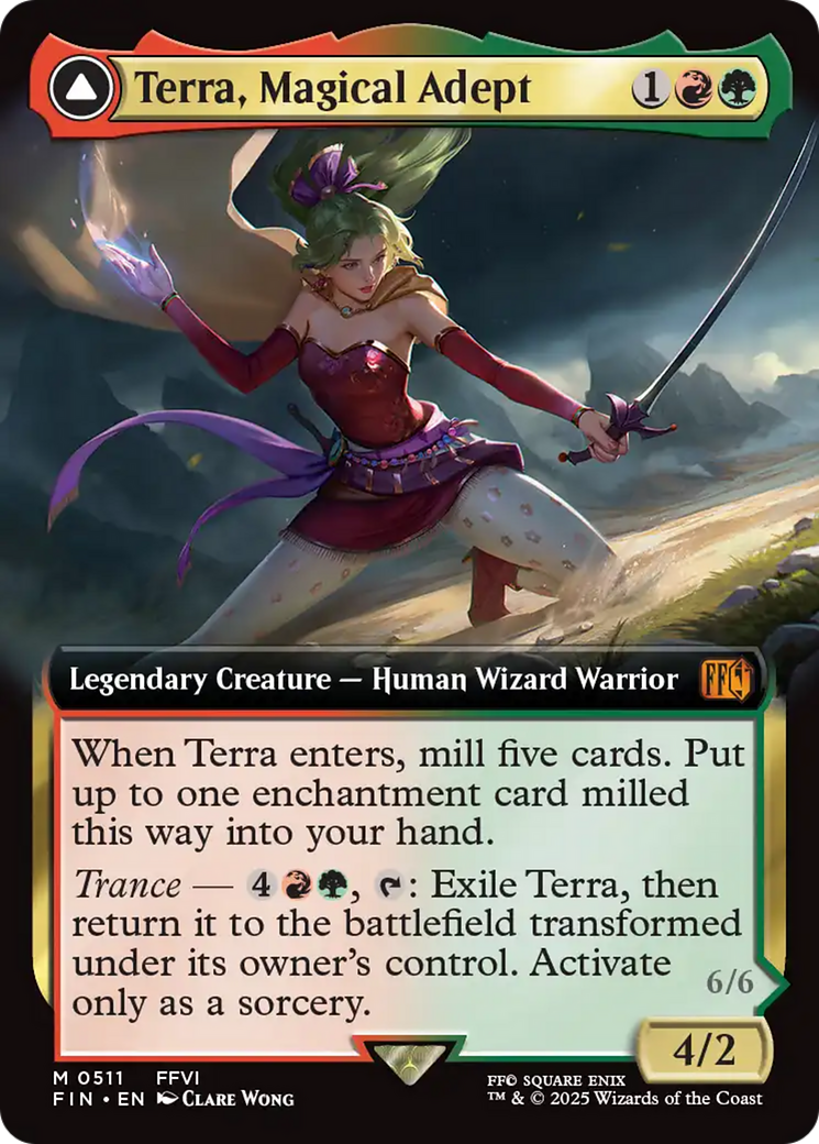 Terra, Magical Adept // Esper Terra - Extended Art [FIN-511]