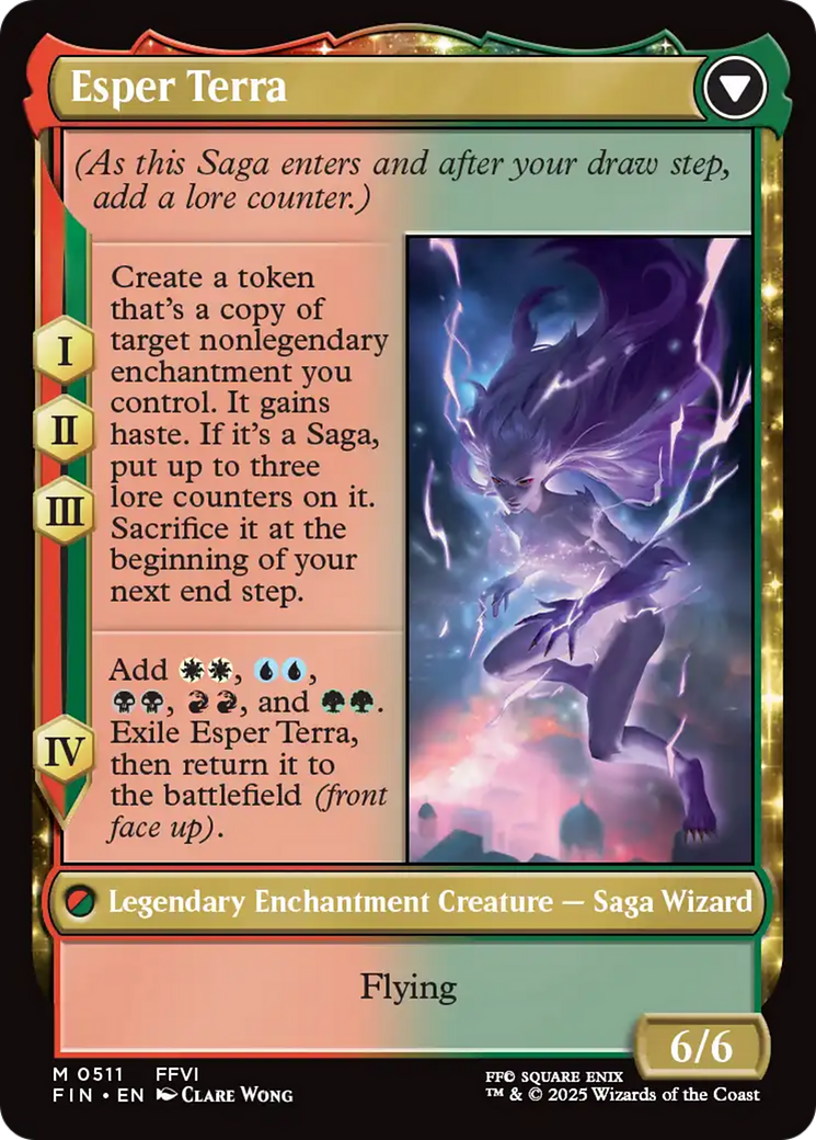 Terra, Magical Adept // Esper Terra - Extended Art [FIN-511]