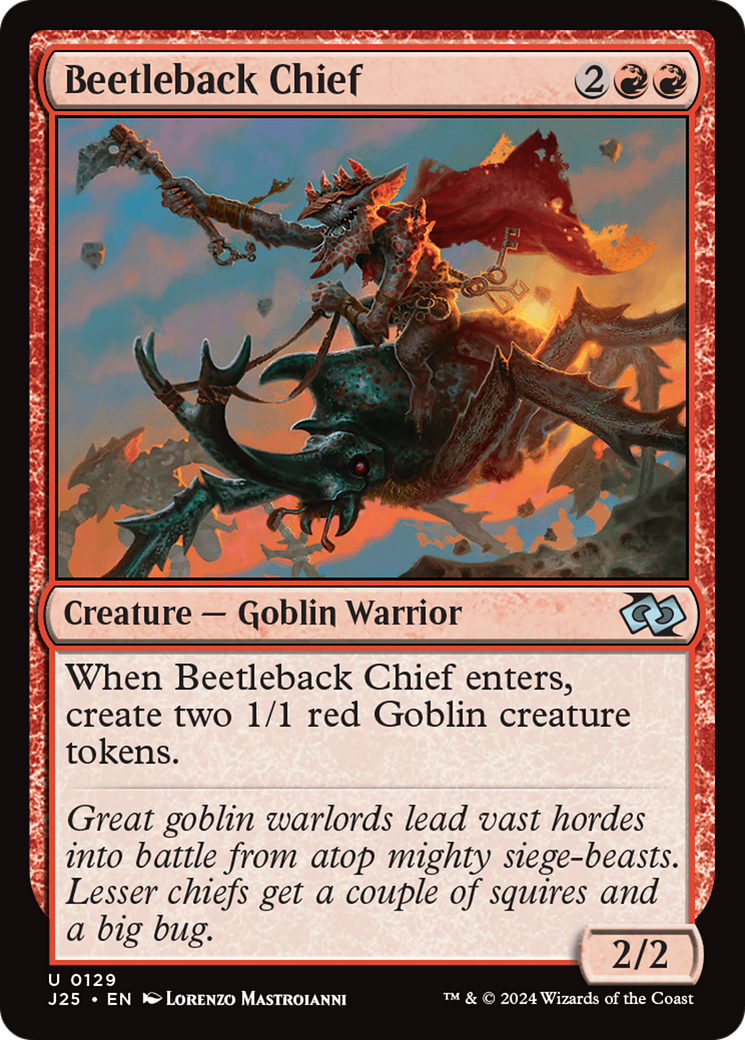 Beetleback Chief [J25-129]