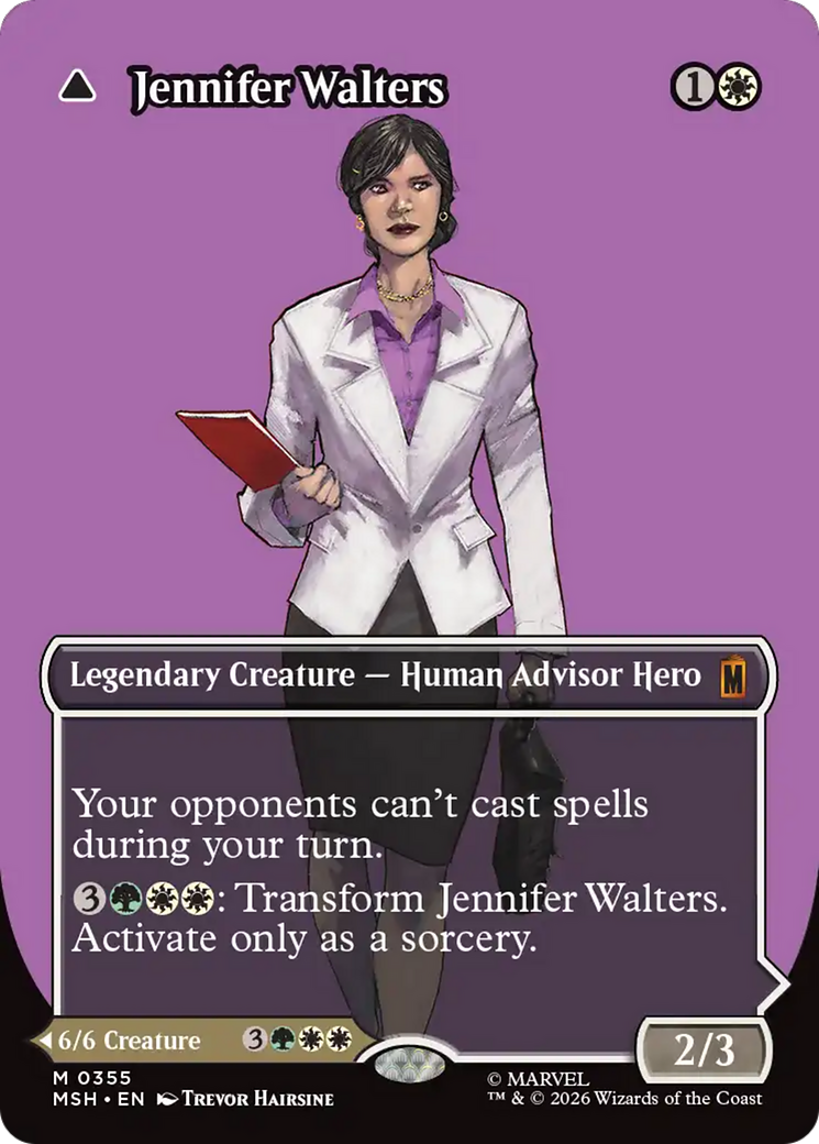 Jennifer Walters // The Sensational She-Hulk - Borderless [MSH-355]