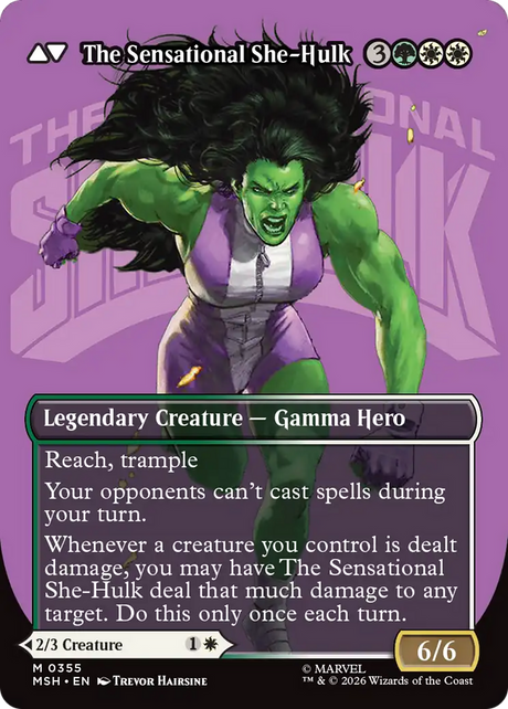 Jennifer Walters // The Sensational She-Hulk - Borderless [MSH-355]