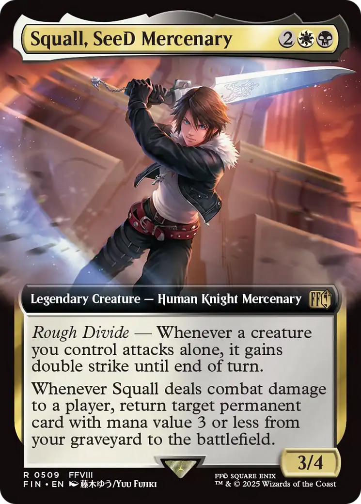Squall, SeeD Mercenary - Extended Art [FIN-509]