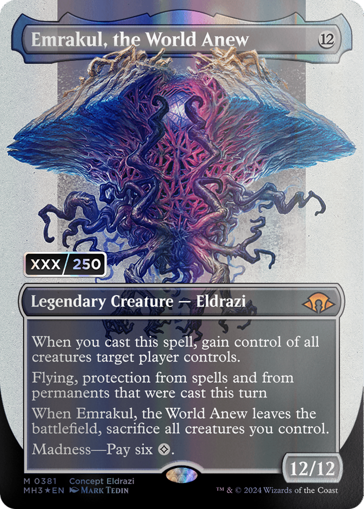 Emrakul, the World Anew - Borderless - Serialized [MH3-381z]