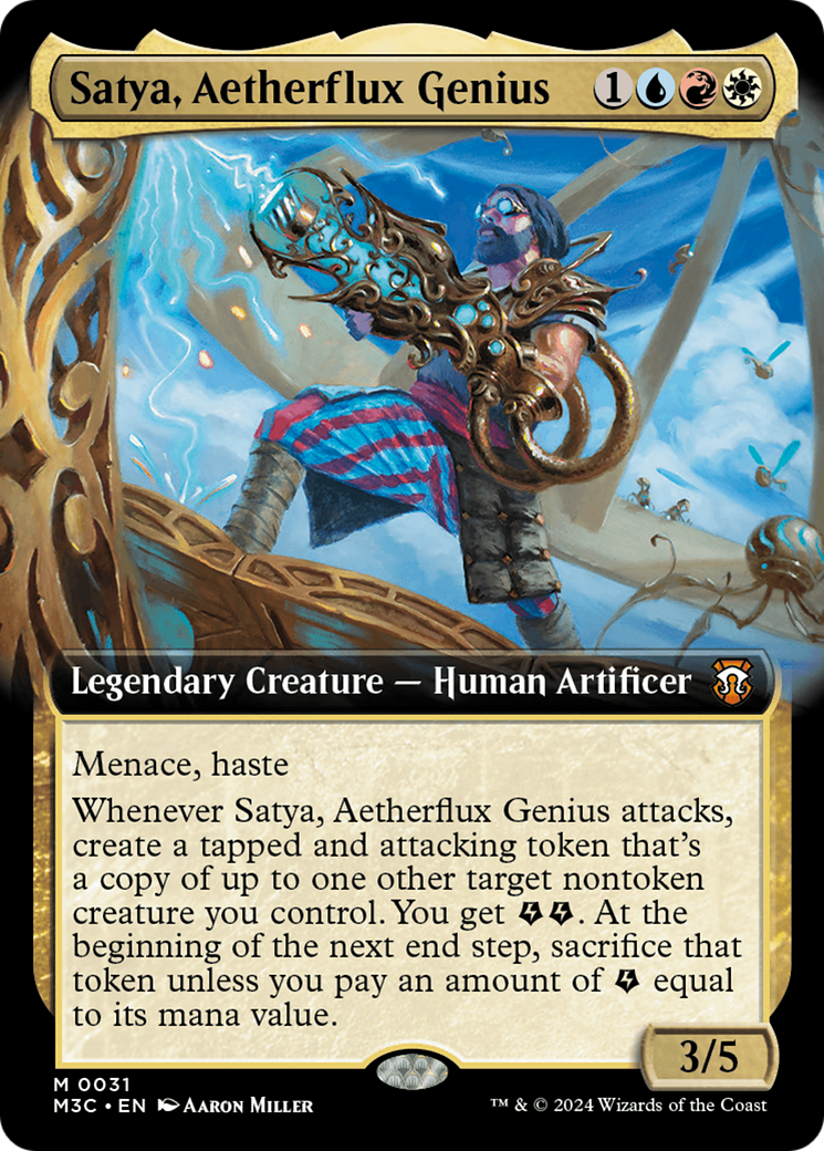 Satya, Aetherflux Genius - Extended Art [M3C-31]