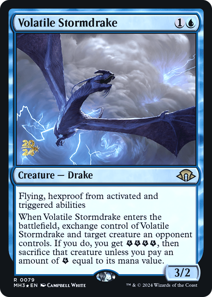 Volatile Stormdrake - Prerelease Promo [PMH3-79s]