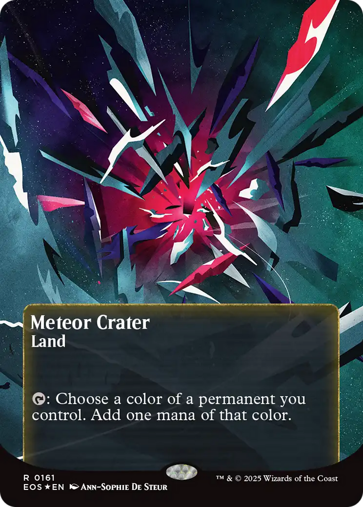 Meteor Crater - Borderless - Galaxy Foil - Full Art [EOS-161]