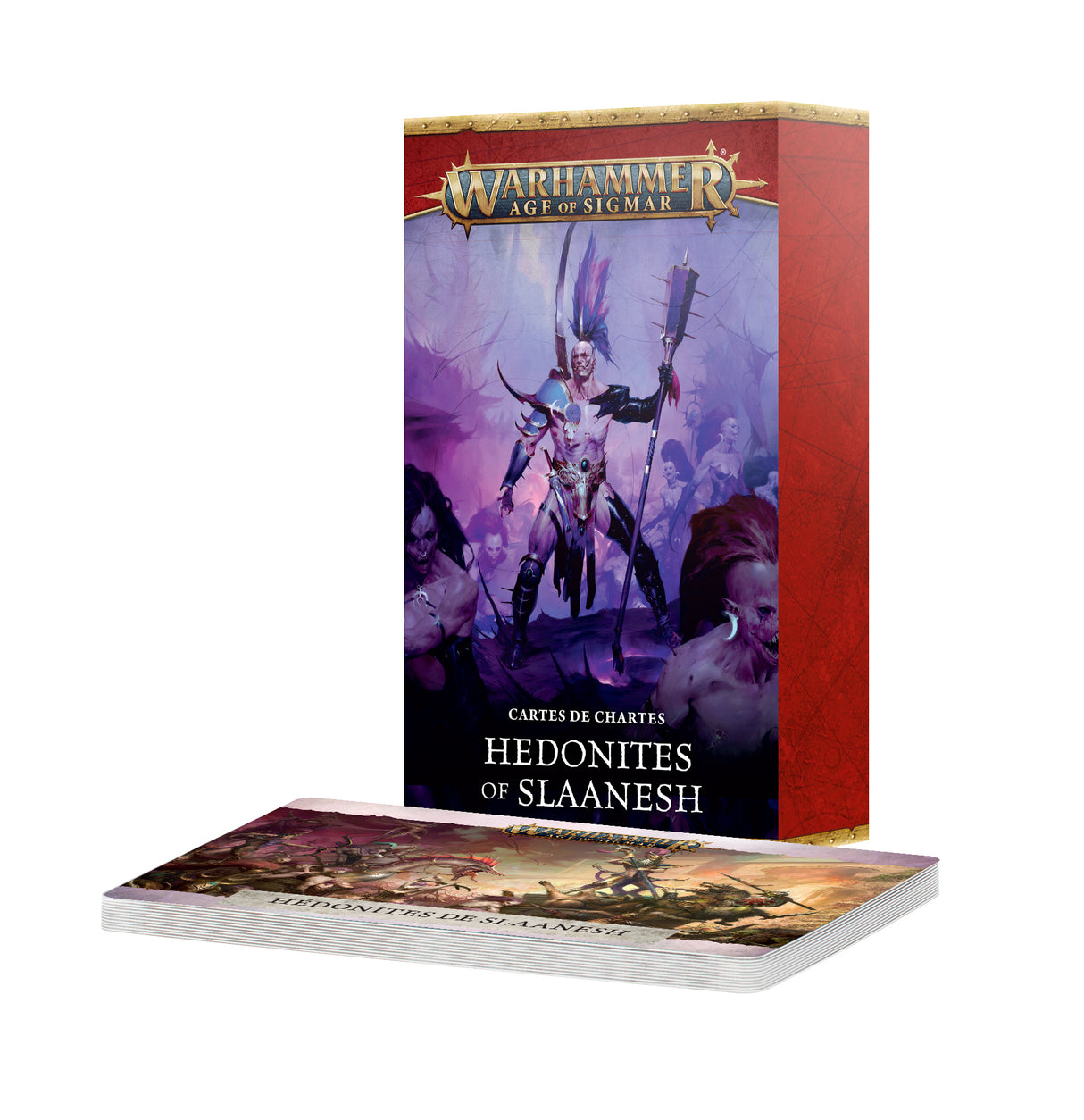 Warscroll Cards: Hedonites of Slaanesh (Français)