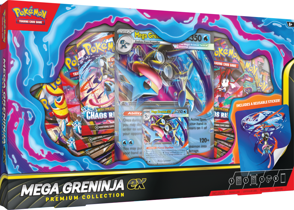 Pokémon TCG: Mega Greninja ex Premium Collection