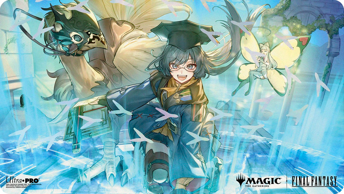 UP Playmat MTG Final Fantasy Snapcaster Mage Holofoil