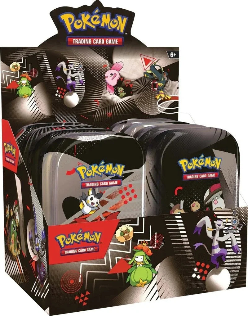 Pokémon TCG: Scarlet & Violet - Black Bolt & White Flare Unova - Mini Tin - Display (8 Tins)