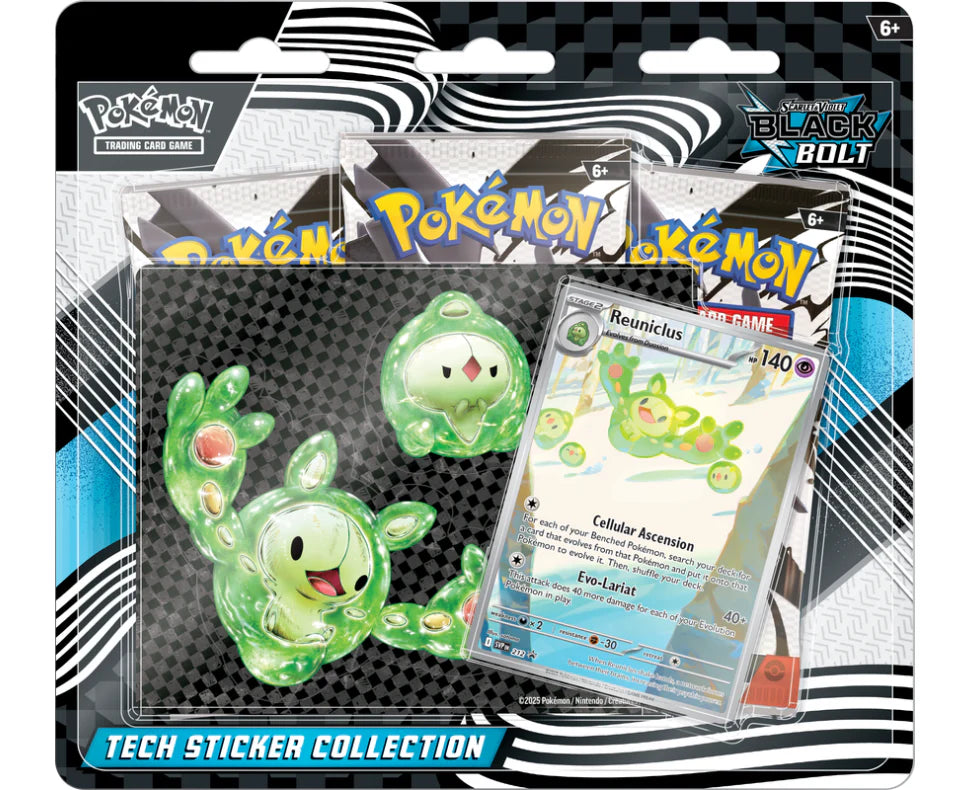 Pokémon TCG: Scarlet & Violet - Black Bolt - Tech Sticker Collection