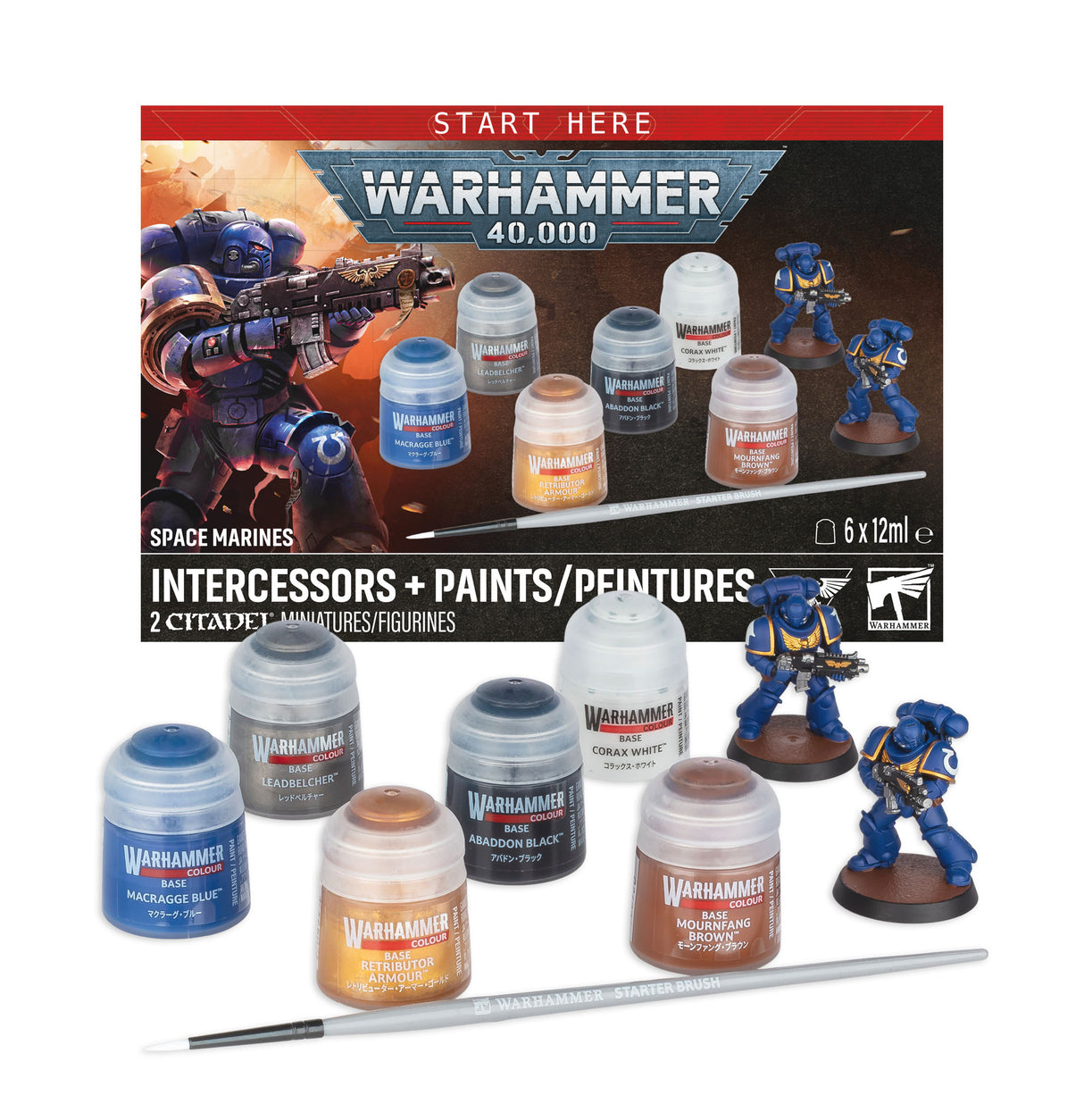 Warhammer 40,000: Intercessors + Paints