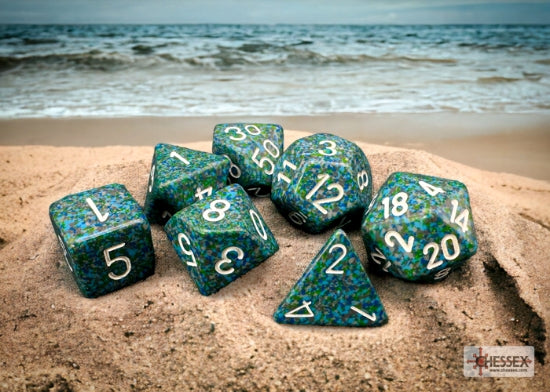 Speckled Sea Polyhedral 7-Dice Set