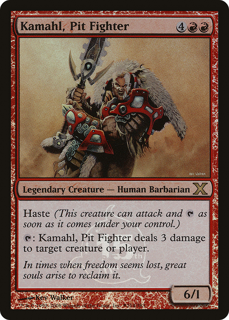 Kamahl, Pit Fighter - Promo [P15A-2]