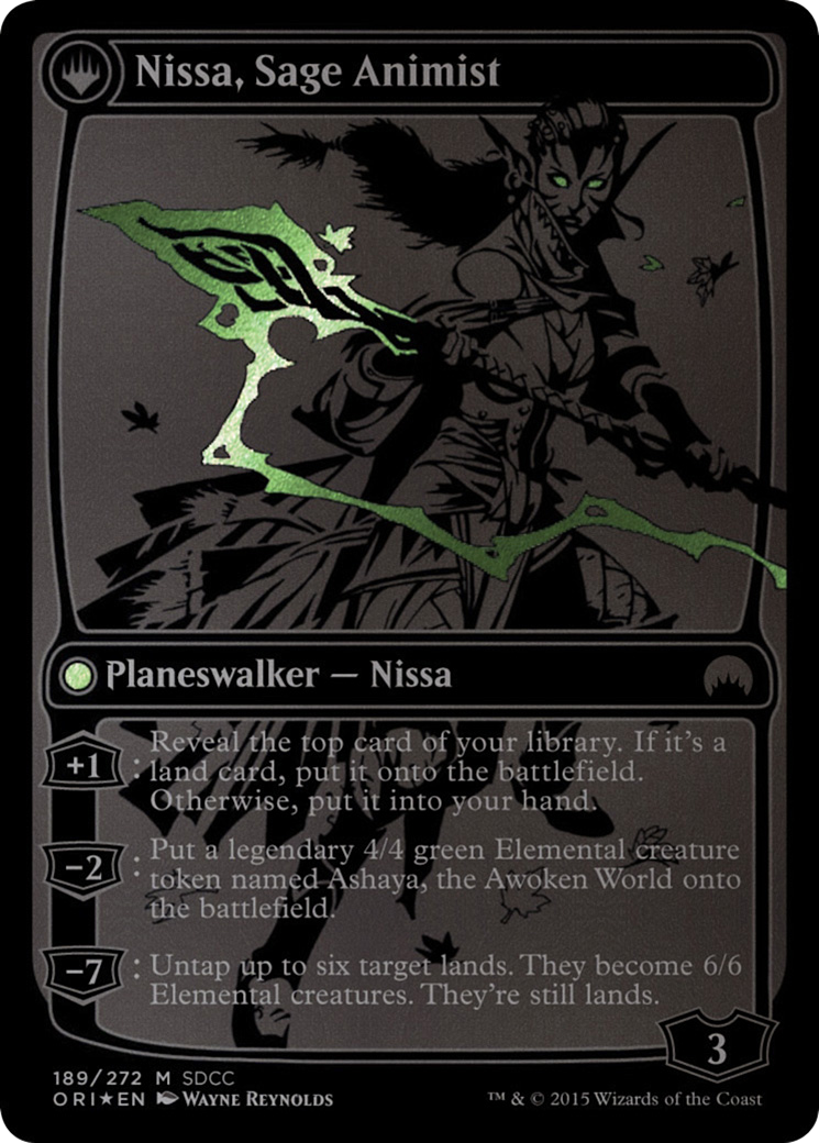 Nissa, Vastwood Seer // Nissa, Sage Animist - Promo [PS15-189]