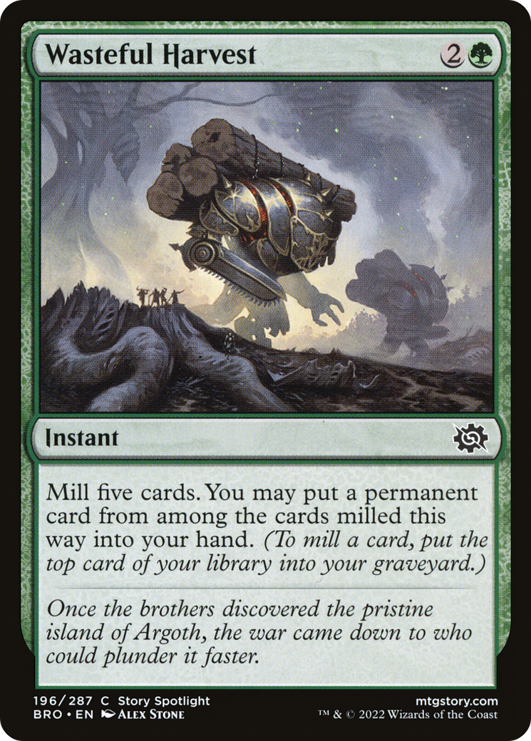 Wasteful Harvest [BRO-196]