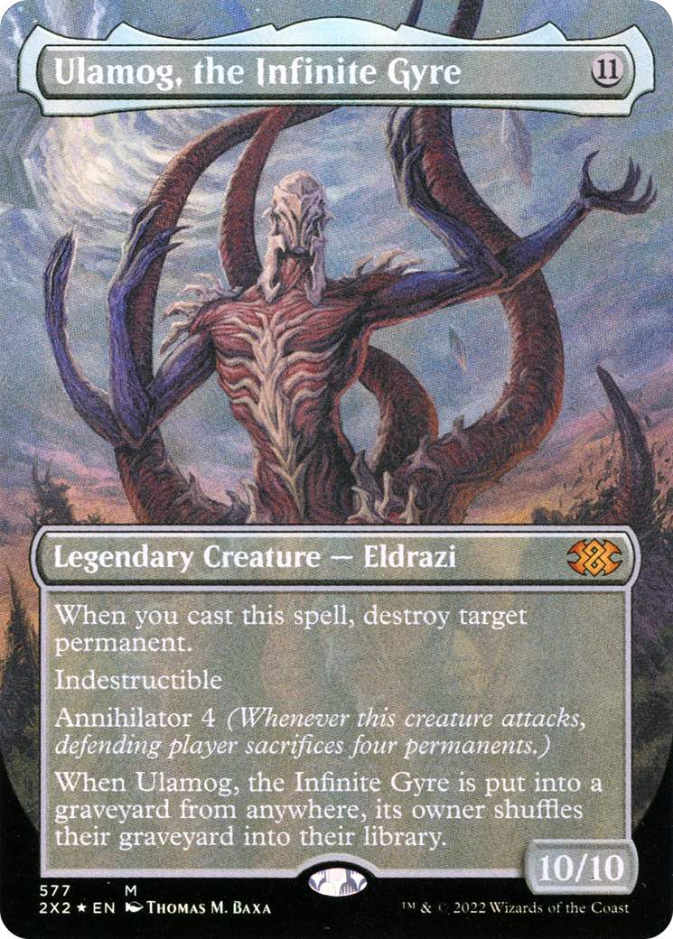 Ulamog, the Infinite Gyre - Borderless - Textured Foil - Full Art [2X2-577]