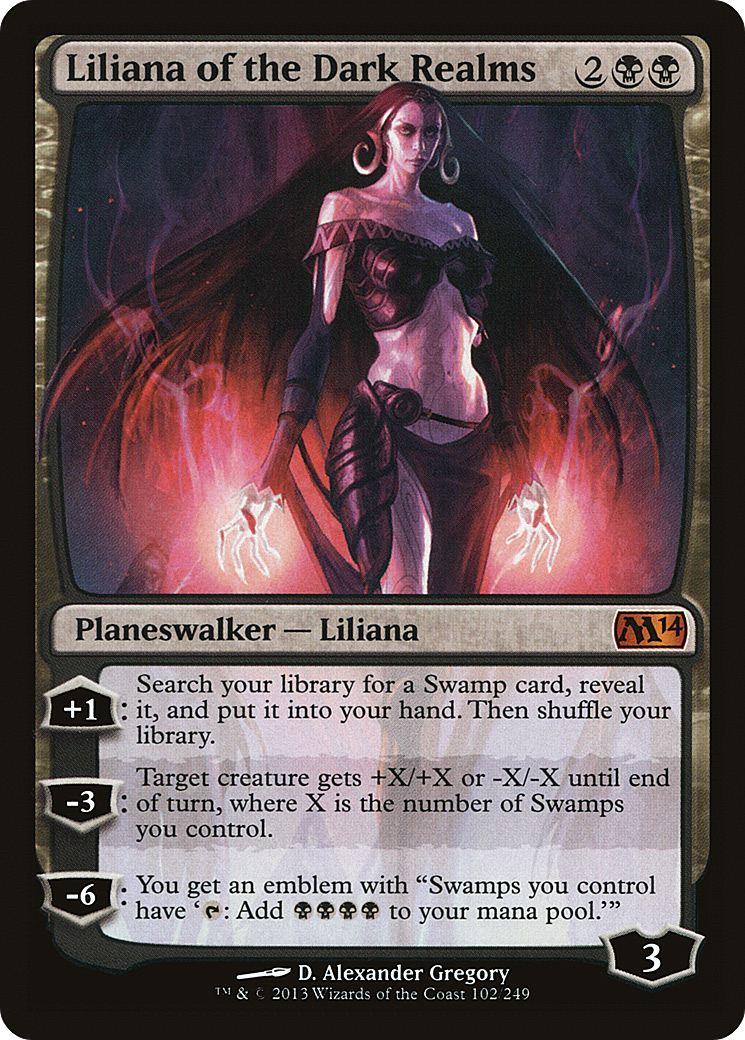 Liliana of the Dark Realms [M14-102]
