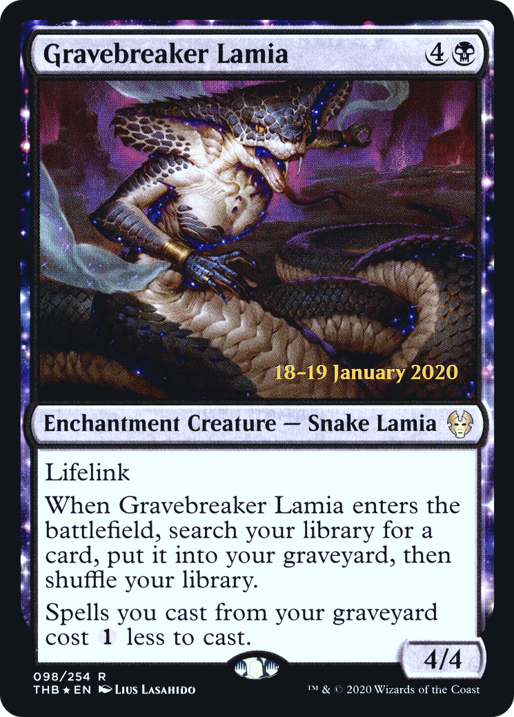 Gravebreaker Lamia - Prerelease Promo [PTHB-98s]