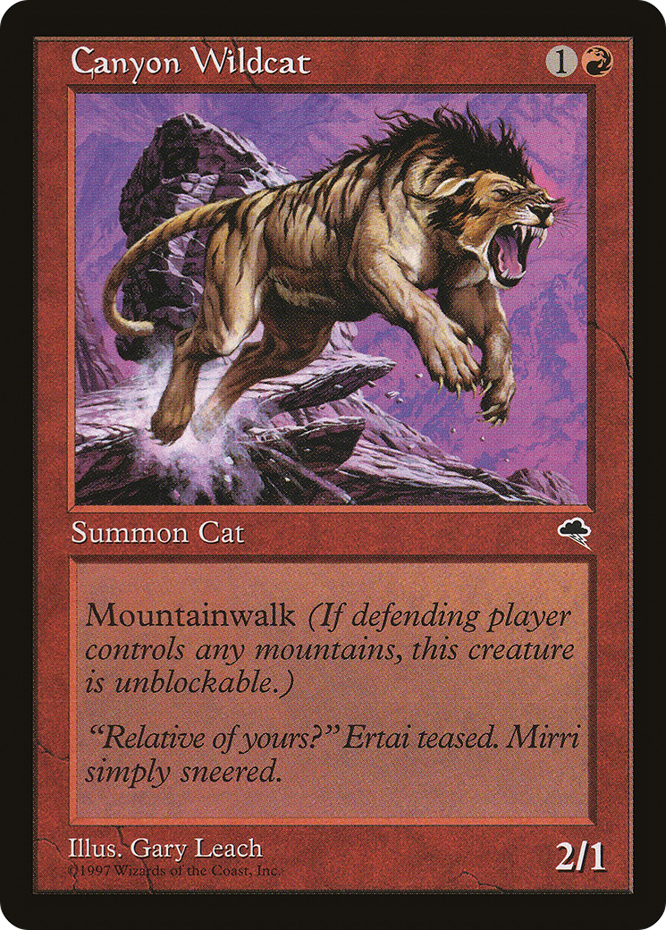 Canyon Wildcat [TMP-167]