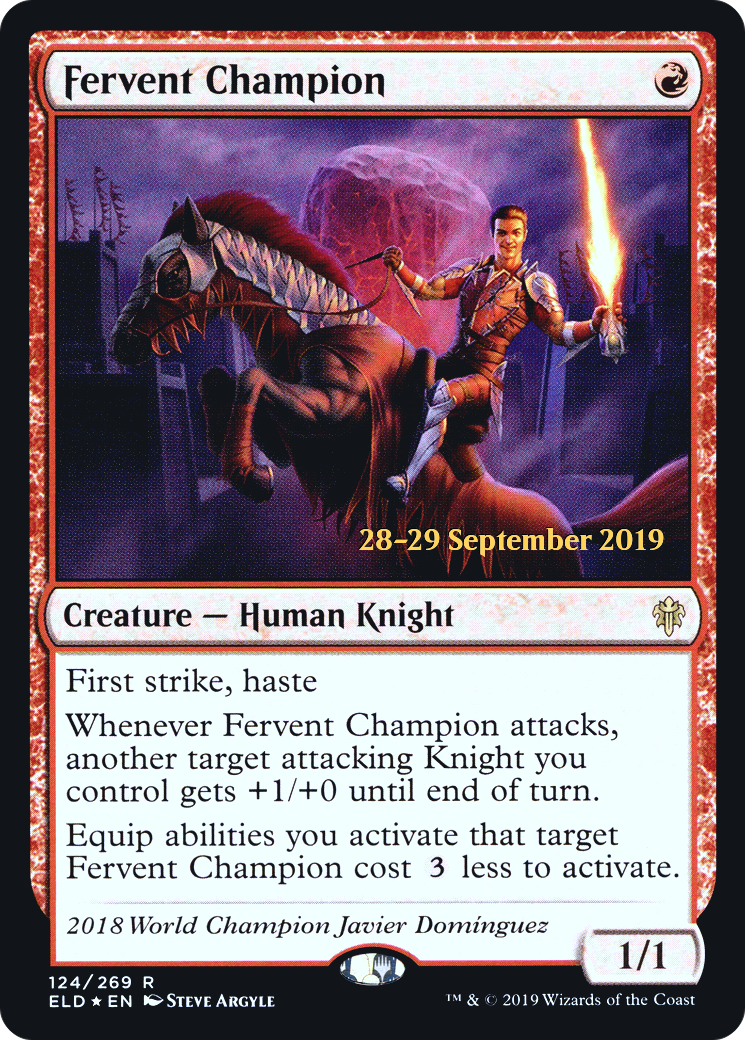 Fervent Champion - Prerelease Promo [PELD-124s]