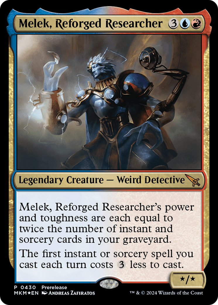 Melek, Reforged Researcher - Prerelease Promo [MKM-430]