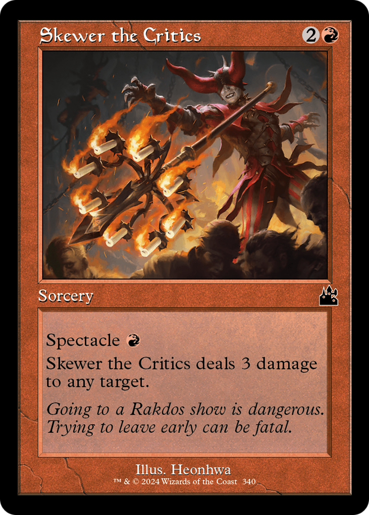 Skewer the Critics [RVR-340]
