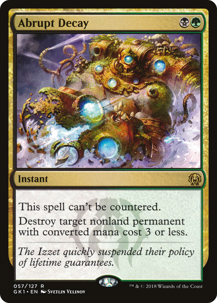 Abrupt Decay [GK1-57]
