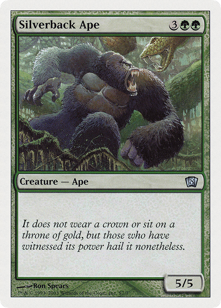 Silverback Ape [8ED-S7]