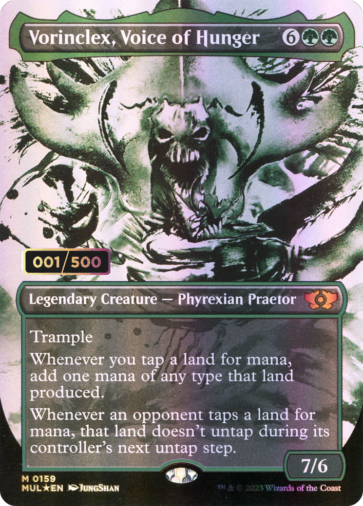 Vorinclex, Voice of Hunger - Borderless - Showcase - Serialized - Full Art [MUL-159z]