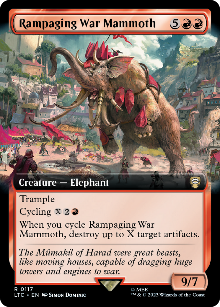 Rampaging War Mammoth - Extended Art [LTC-117]