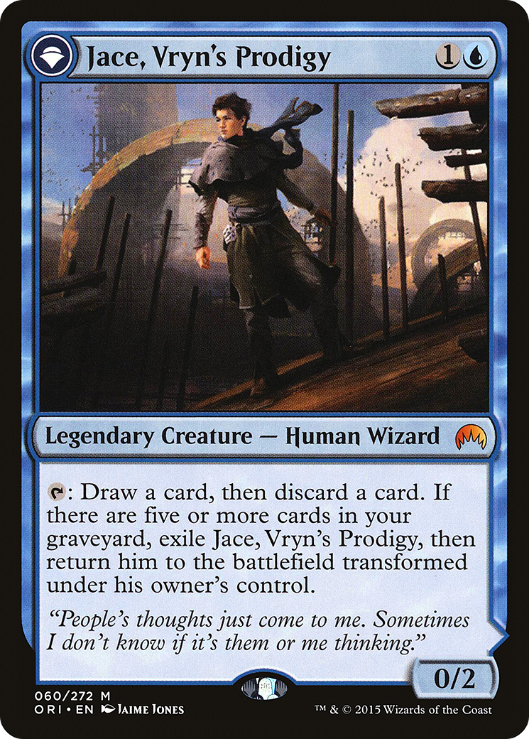 Jace, Vryn's Prodigy // Jace, Telepath Unbound [ORI-60]