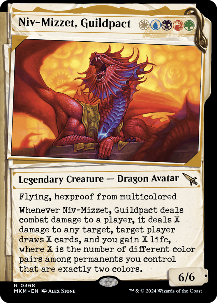 Niv-Mizzet, Guildpact - Dossier Showcase [MKM-368]