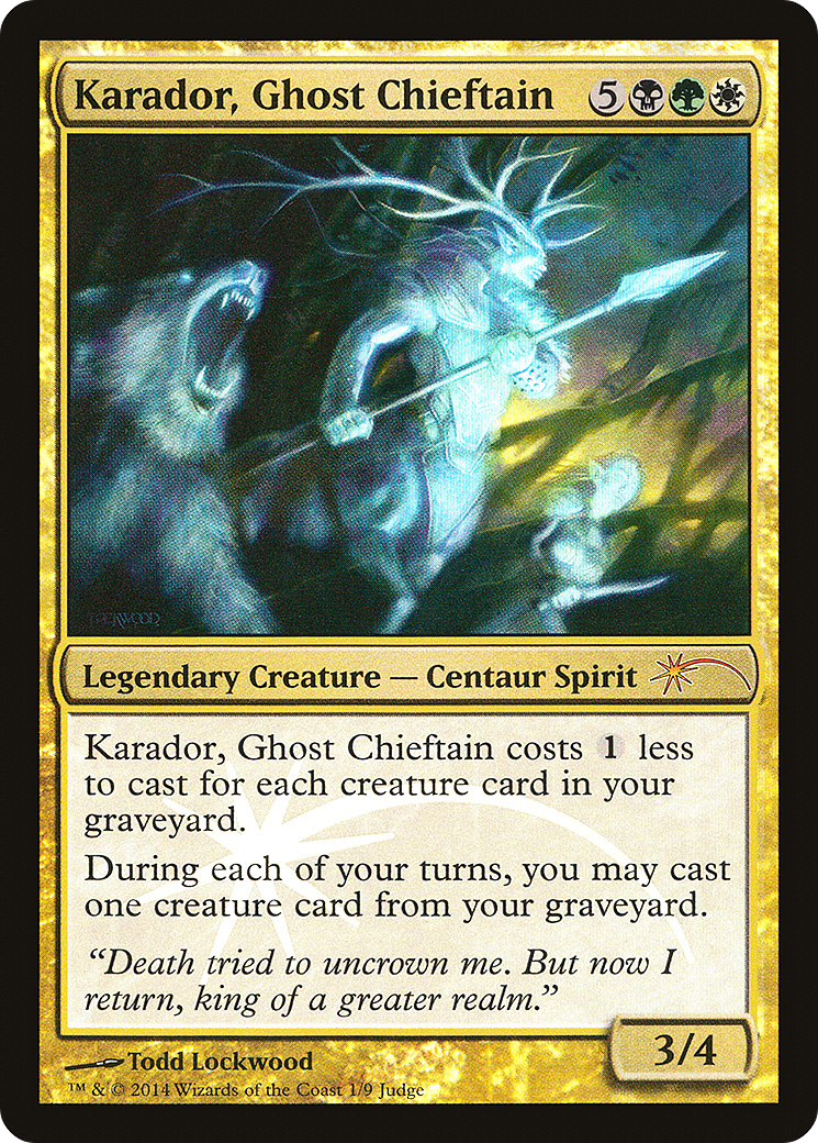Karador, Ghost Chieftain - Promo [J14-1]