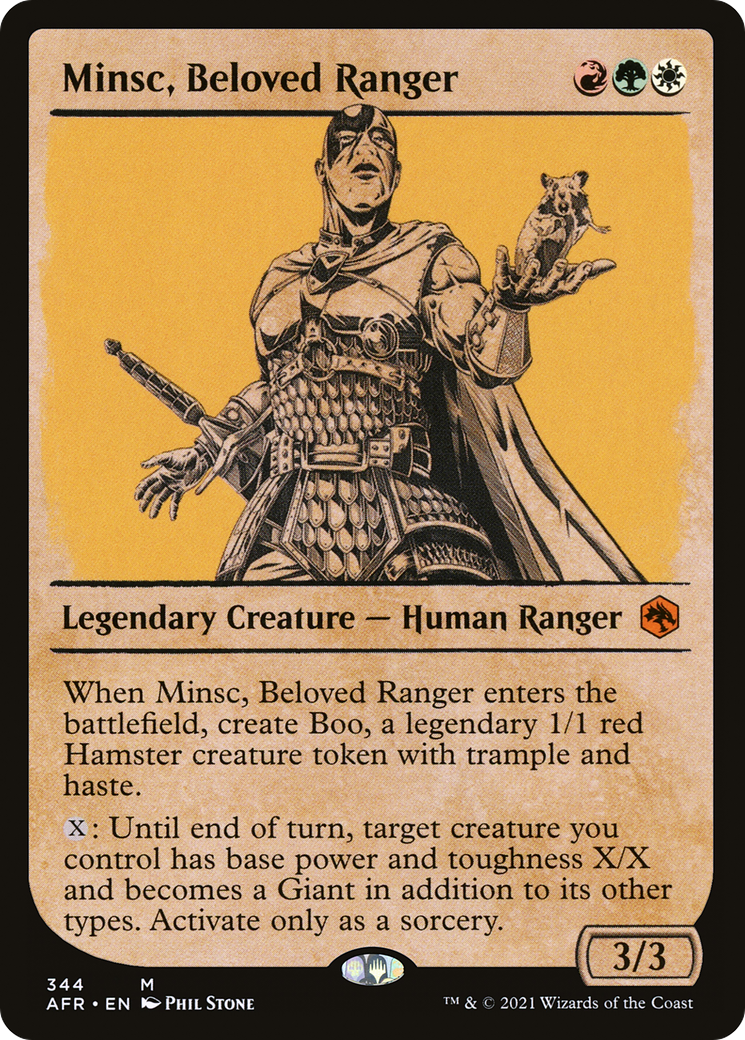 Minsc, Beloved Ranger - Showcase [AFR-344]
