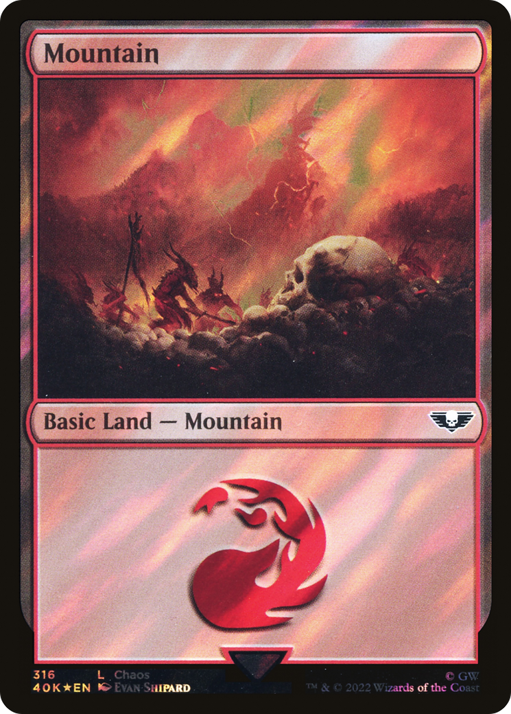 Mountain - Surge Foil [40K-316★]