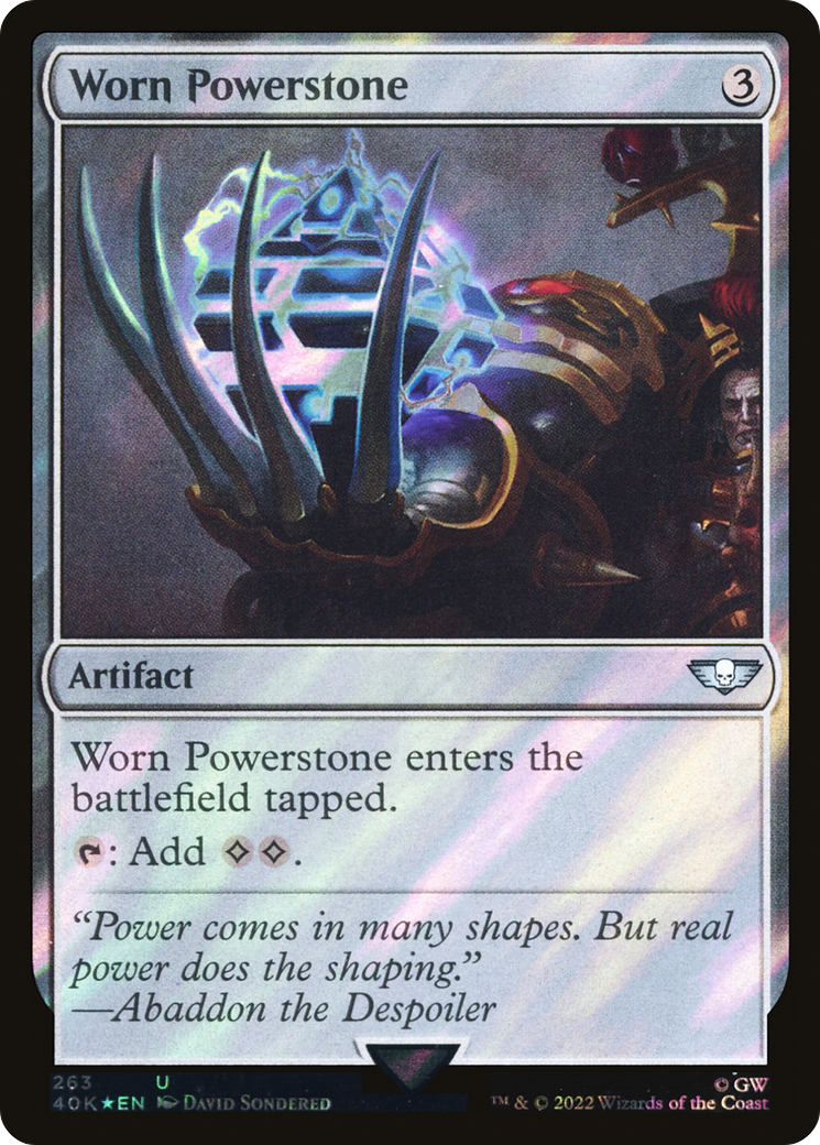 Worn Powerstone - Surge Foil [40K-263★]