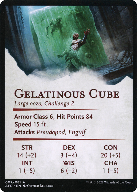 Gelatinous Cube // Gelatinous Cube [AAFR-7]