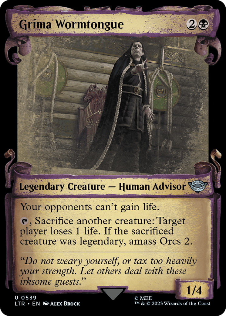 Gríma Wormtongue - Scroll Showcase [LTR-539]